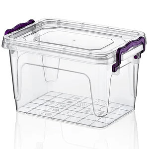Hobby Life Plastik 1Lt Diktörtgen Multi Box Saklama Kabı 6 lı