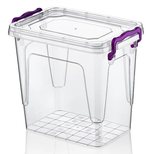 Hobby Life Plastik 1,45Lt Diktörtgen Multi Box Saklama Kabı 6 lı