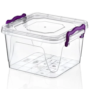 Hobby Life Plastik 2,4Lt Kare Multi Box 6 lı Saklama Kabı