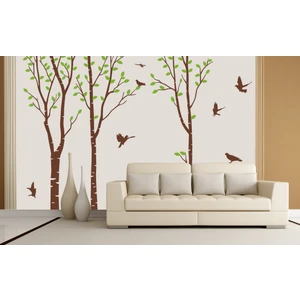 Kuşlar Ormanda Duvar Sticker