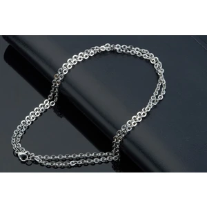 Chavin Gri 60 cm. 3 mm. Erkek Çelik Zincir df32