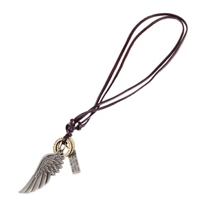 Bee One Kartal Kanadı Erkek Deri İpli Kolye cy19