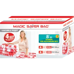 Magic Saver Bag 8 li "Evimde Yer Açıyorum" Seti - 2 li