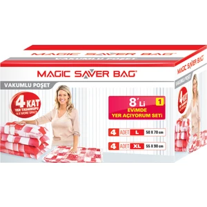 Magic Saver Bag 8 li "Evimde Yer Açıyorum" Seti - 1 li