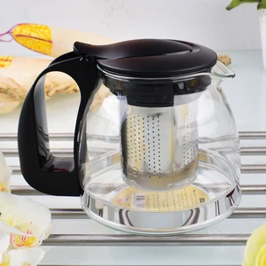 Cam-400166 Süzgeçli Cam Demlik