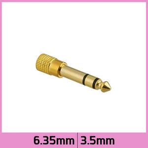 Altın Kaplama 6.35mm Erkek 3.5mm Jack Stereo Ses Çevirici