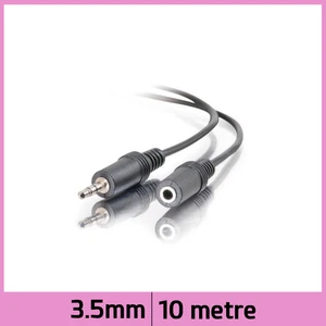 3.5mm Stereo Ses Uzatma Kablosu - Siyah - 10M