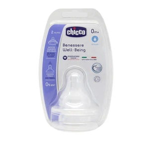 Wellbeing Biberon Emziği 0 ay+ Normal Akış 2'li Silikon