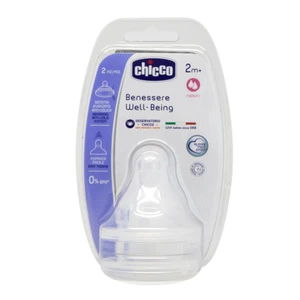 Wellbeing Biberon Emziği 2 ay+ Orta Akş 2'li Silikon