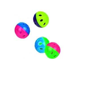 Çıngıraklı Renkli Plastik top 4 cm