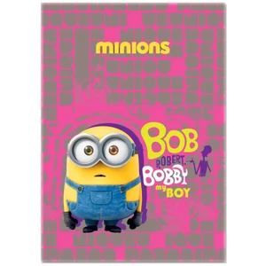 Minions Defter A5 Sert Kapaklı Tel Dikişli Çizgili defter