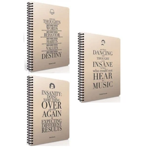 Typo Notes Spiralli Sert Kapak Defter 17x24 Kareli 120yp 2729