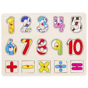 Ahşap Puzzle Rakamlar 30,2X22,5X0,8Cm -AP0042