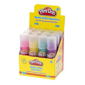 Transparan Renkli Stick Yapıştırıcı 21Gr  PLAY-YP005