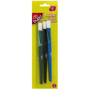 Başlangıç Fırçam Yassı 3 Parça -FR0002