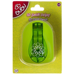 Şekilli 3D Delgeç Çiçek -DE0022