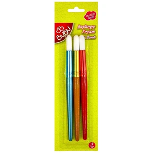 Başlangıç Fırçam Yuvarlak 3 Parça -FR0001