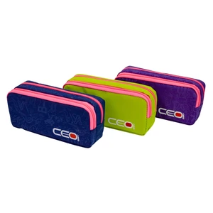 Sport Xl Fosforlu Çift Fermuar Desenli Kalem Kutu CEO-KL0007