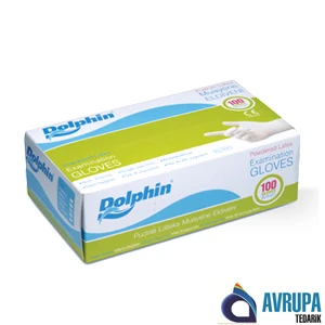 Bahat Tedarik Dolphin Eldiveni Pudralı L Beden 100 Lü