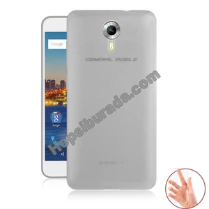 General Mobile Discovery 4G Android One Şeffaf Silikon Kılıf