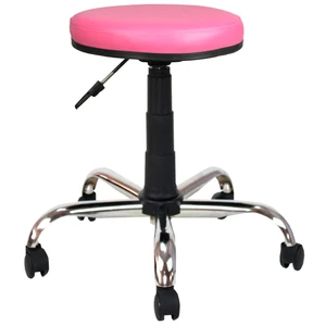 Metal Ayaklı Tabure-Pembe-2999D0120