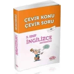 Editör Yayınları 5. Sınıf İngilizce Antrenörü Çevir Konu Çevir Soru
