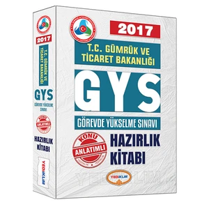Yediiklim Yayınları Gys 2017 T.C Gümrük Ve Ticaret Bakanlığı Konu Anlatımlı Hazırlık Kitabı