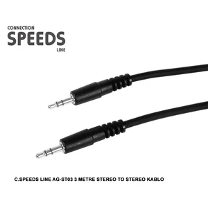 C.Speeds Lıne Ag-St03 3 Metre Stereo To Stereo Kablo