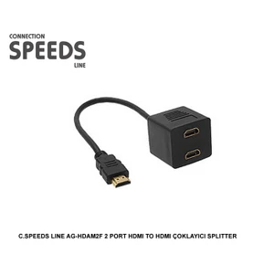 C.Speeds Lıne Ag-Hdam2F 2 Port Hdmı To Hdmı Çoklayıcı Splıtter