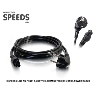 C.Speeds Lıne Ag-Pkn01 1.5 Metre 0.75Mm Notebook Yonca Power Kablo