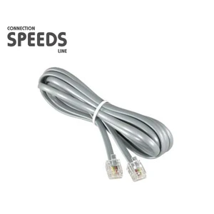 C.Speeds Lıne Ag-Tc05 5 Metre Gri Köken Telefon Kablosu