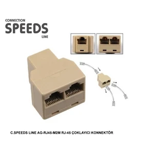 C.Speeds Lıne Ag-Rj45-M2M Rj-45 Çoklayıcı Konnektör