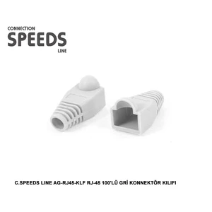 C.Speeds Lıne Ag-Rj45-Klf Rj-45 100Lü Gri Konnektör Kılıfı