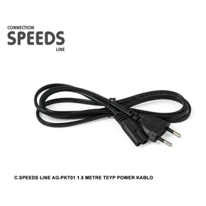 C.Speeds Lıne Ag-Pkt01 1.5 Metre Teyp Power Kablo