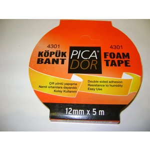 Çift Taraflı Bant Köpük 12Mm*5M