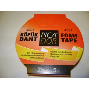 Çift Taraflı Bant Köpük 25Mm*5M
