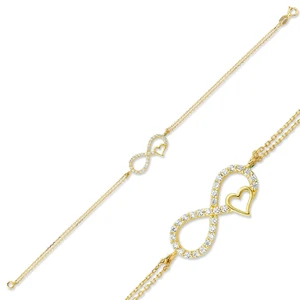 Altın Sonsuzluk Bileklik