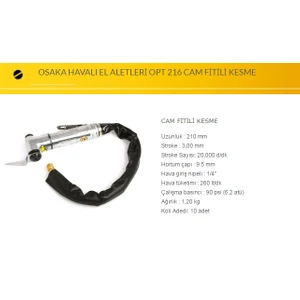 Opt 216 Cam Fitili Kesme