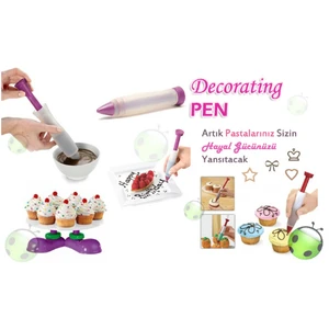 Toptancı Kapında Cake Decorating Pen Pasta Dekorasyon Kalemi