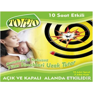 Toptancı Kapında Tokyo Kokusuz Dumansız Spiral Haşere Sivrisinek Kovucu