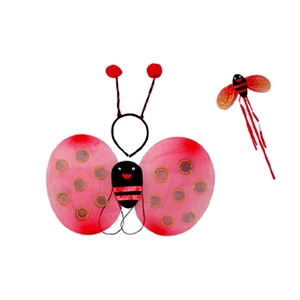 Toptancı Kapında Uğur Böceği Kanat Seti 3 Parça