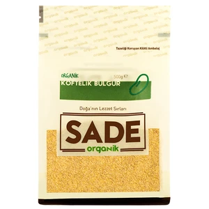 Sade Organik Köftelik Bulgur 500 Gr