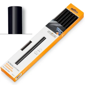 006792 Siyah 11mm Mum Silikon Çubuk 10 adet