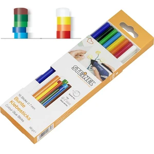 006969 Karışık Renkli 7mm Mum Silikon Çubuk 16 adet
