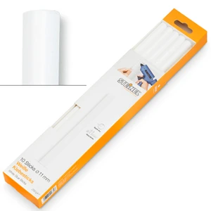 006808 Beyaz 11mm Mum Silikon Çubuk 10 adet