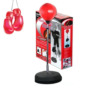 Punching Ball Yükseklik Ayarlı 126-146 cm 1 Çift Eldiven Hediyeli