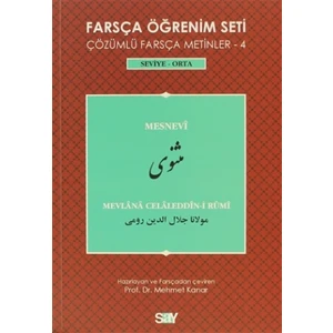 Farsça Öğrenim Seti / Çözümlü Farsça Metinler - 4 Seviye - Orta