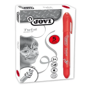 Twist Stick 5'li KIRMIZI Yüz Boyama Kalemi