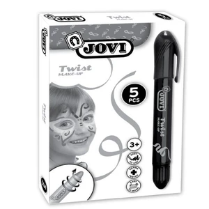 Twist Stick 5'li SİYAH Yüz Boyama Kalemi