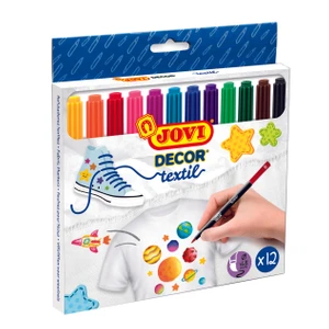 Dekoratif Tekstil Kalemi 12 Renk